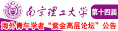 日逼卖逼网站南京理工大学第十四届海外青年学者紫金论坛诚邀海内外英才！